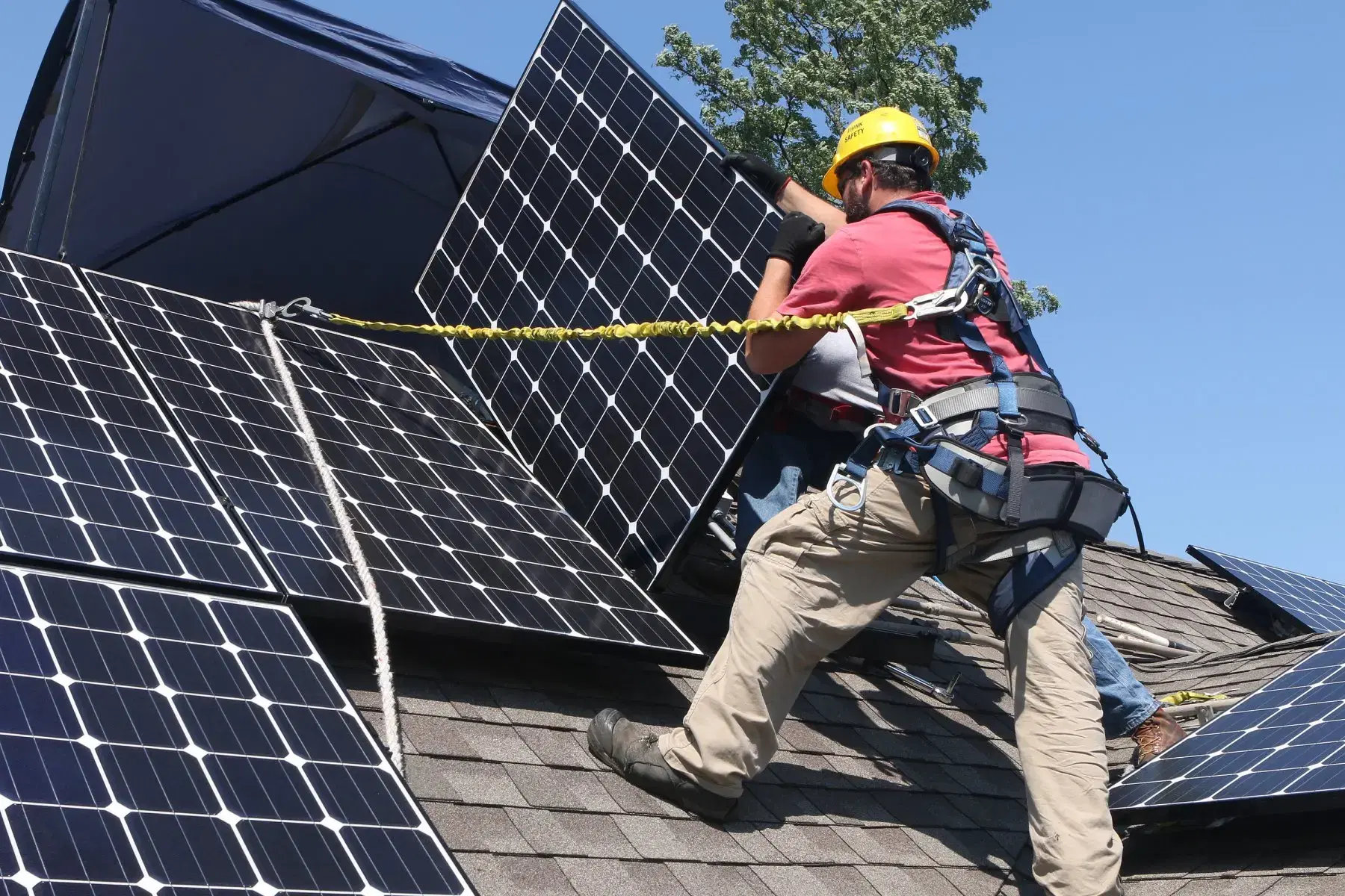 Residential rooftop solar project for an owner-builder
